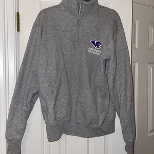 High Point University Quarter Zip Sweatshirt size M